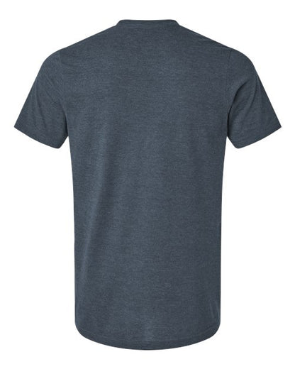 Tultex Combed CVC T-Shirt 602CVC Heather Navy Blue