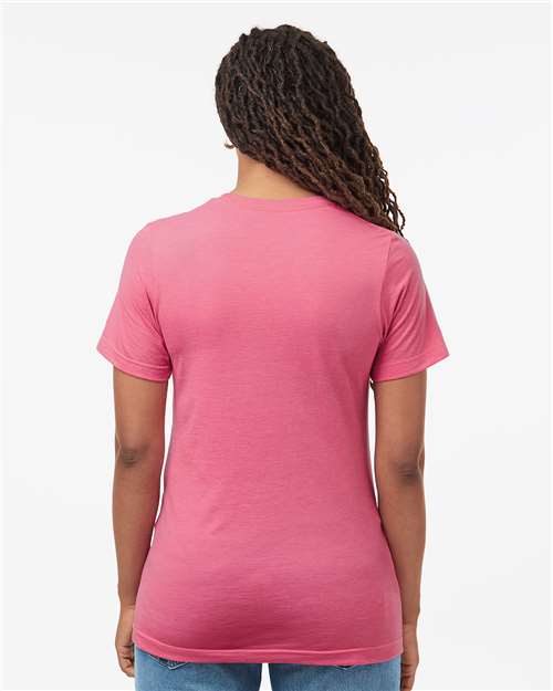 Tultex Combed CVC T-Shirt 602CVC Heather Charity Pink