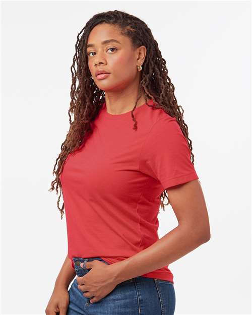 Tultex Combed CVC T-Shirt 602CVC Heather Red