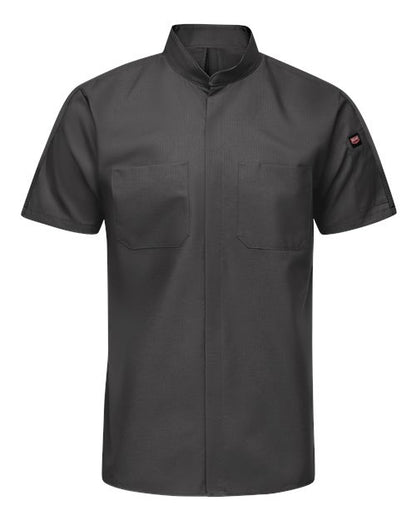 Red Kap Mimix™ Pro+ Short Sleeve Work Shirt With OilBlok SX46 Custom Embroidered Business Logo