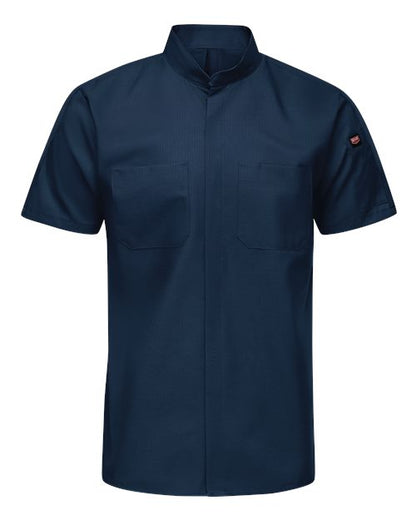 Red Kap Mimix™ Pro+ Short Sleeve Work Shirt With OilBlok SX46 Custom Embroidered Business Logo