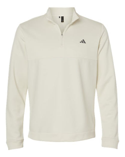 Adidas Ultimate365 Textured Quarter-Zip Pullover A2001 Custom Embroidered Business Logo