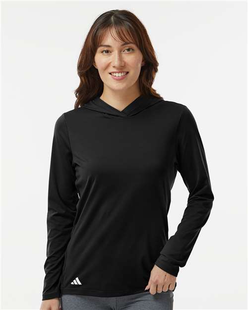 Adidas Women's Performance Hooded Pullover A1003 Custom Embroidered Business Logo