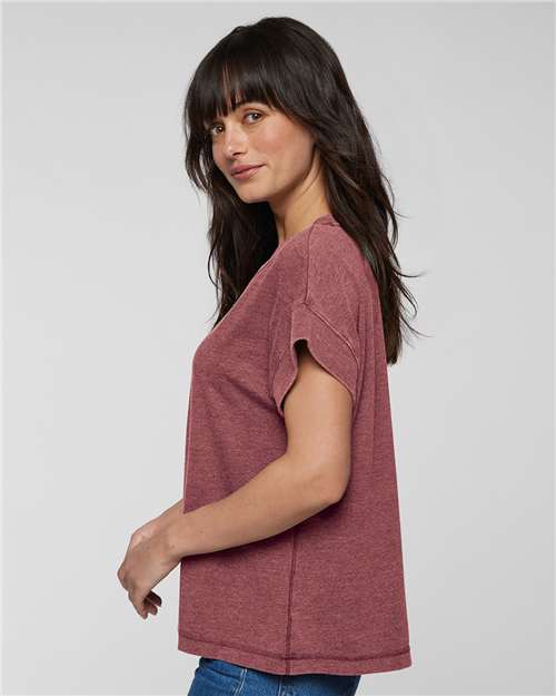 LAT Women's Relaxed Vintage Wash Tee 3502