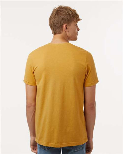 Tultex Combed CVC T-Shirt 602CVC Heather Mustard
