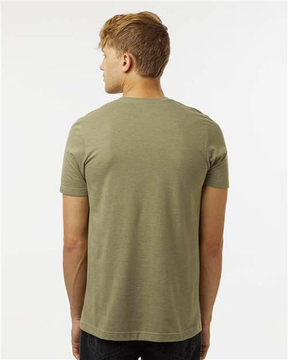Tultex Combed CVC T-Shirt 602CVC Heather Olive Green
