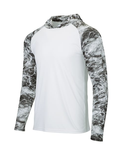 Paragon Men's Biloxi Performance Colorblocked Hooded Long Sleeve T-Shirt 11699