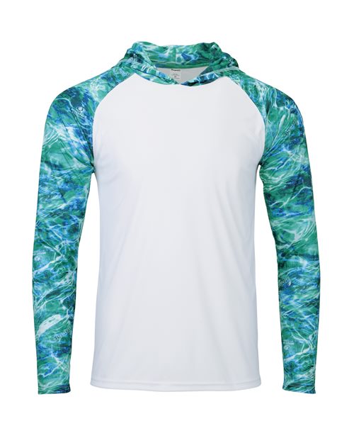 Paragon Men's Biloxi Performance Colorblocked Hooded Long Sleeve T-Shirt 11699