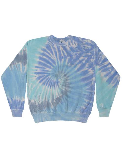 Colortone Tie-Dyed Fleece Crewneck Sweatshirt 8100