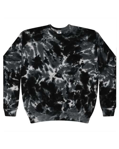 Colortone Tie-Dyed Fleece Crewneck Sweatshirt 8100