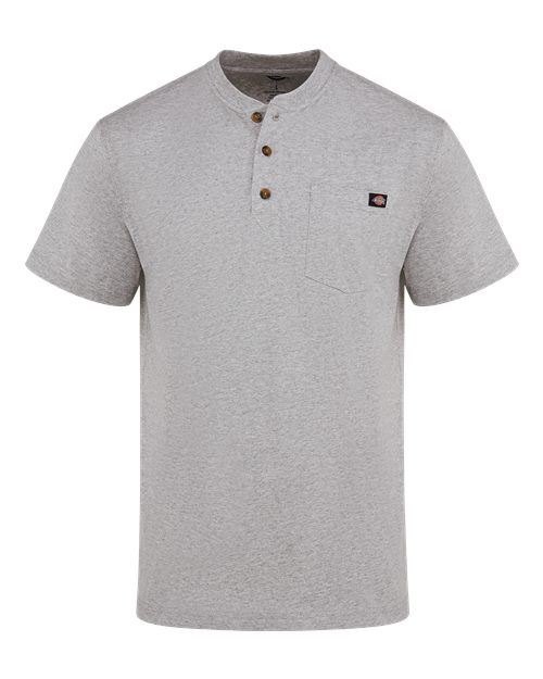 Dickies Men's Heavyweight Traditional Short Sleeve Henley WS51