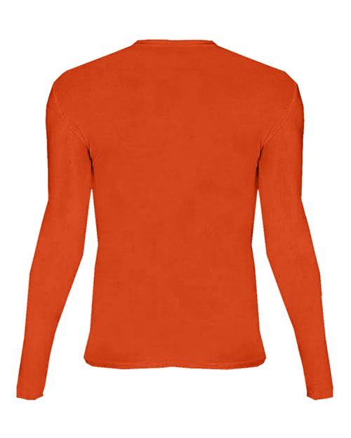 Custom EmbroideredBadger Men's Pro-Compression Long Sleeve T-Shirt 4015 Burnt Orange