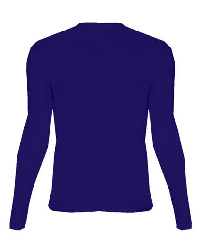 Custom EmbroideredBadger Men's Pro-Compression Long Sleeve T-Shirt 4015 Purple