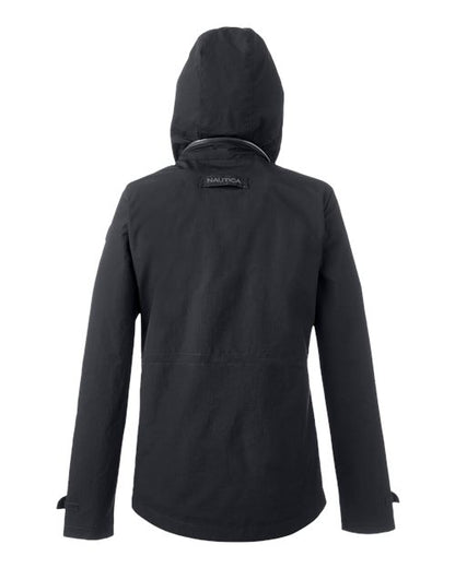 Nautica Women's Voyage Hooded Rain Jacket N17183