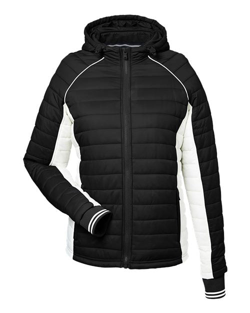 Nautica Women's Nautical Mile Hooded Puffer Jacket N17187