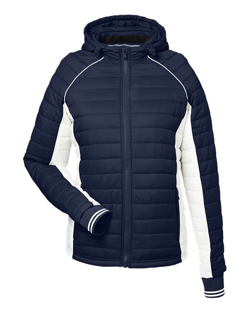 Nautica Women's Nautical Mile Hooded Puffer Jacket N17187