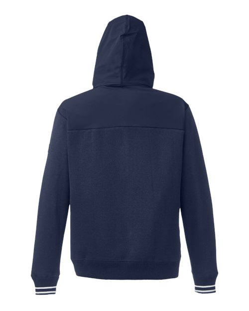 Custom EmbroideredNautica Men's Navigator Fleece Hooded Full-Zip Jacket 12016 Navy