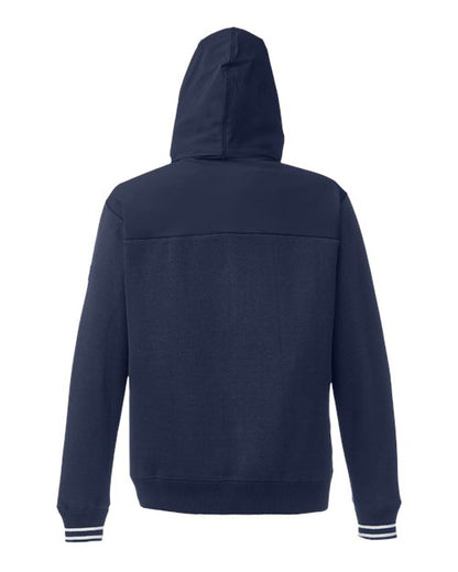 Custom EmbroideredNautica Men's Navigator Fleece Hooded Full-Zip Jacket 12016 Navy