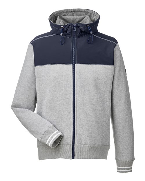 Nautica Men's Navigator Fleece Hooded Full-Zip Jacket 12016