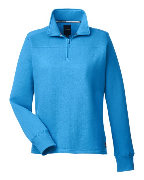 Nautica Women's Anchor Fleece Quarter-Zip Sweatshirt 12020