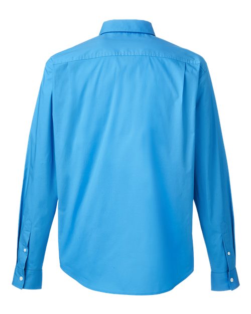 Custom EmbroideredNautica Men's Staysail Shirt 12032 Azure Blue
