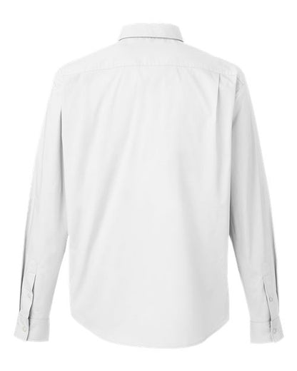 Custom EmbroideredNautica Men's Staysail Shirt 12032 White