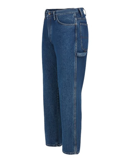 Bulwark Men's Flame Resistant Pre-Washed Denim Dungaree 4620