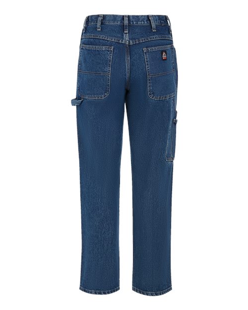 Bulwark Men's Flame Resistant Pre-Washed Denim Dungaree 4620