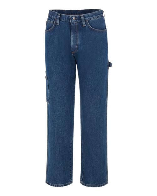 Bulwark Men's Flame Resistant Pre-Washed Denim Dungaree 4620