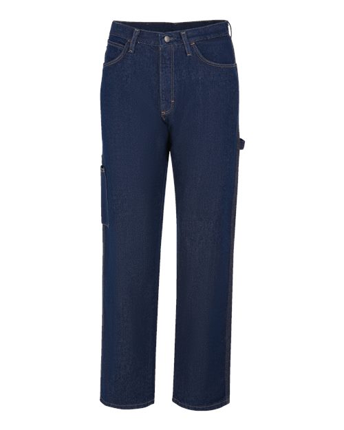 Bulwark Men's Flame Resistant Pre-Washed Denim Dungaree 4620