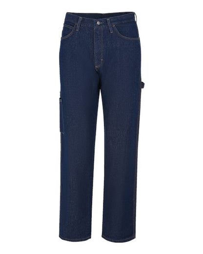 Bulwark Men's Flame Resistant Pre-Washed Denim Dungaree 4620