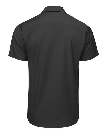 Custom EmbroideredRed Kap Men's Cooling Work Shirt 12147 Black