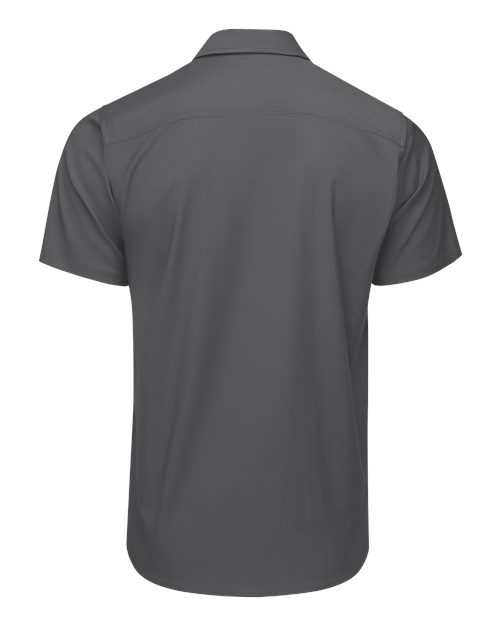 Custom EmbroideredRed Kap Men's Cooling Work Shirt 12147 Carbon