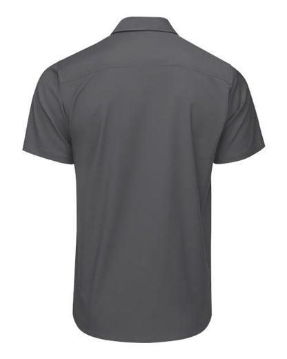 Custom EmbroideredRed Kap Men's Cooling Work Shirt 12147 Carbon
