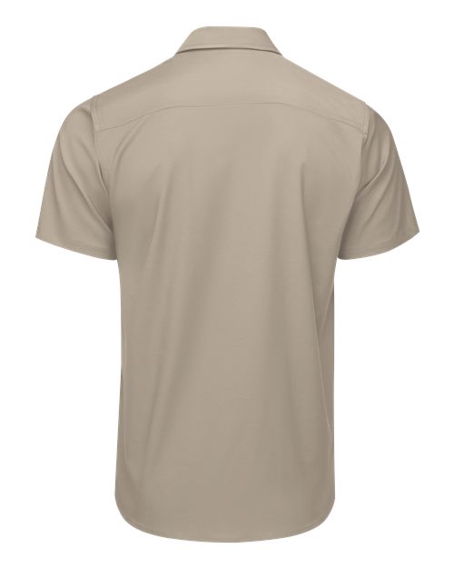 Custom EmbroideredRed Kap Men's Cooling Work Shirt 12147 Sand