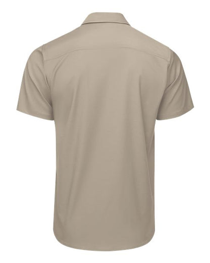Custom EmbroideredRed Kap Men's Cooling Work Shirt 12147 Sand