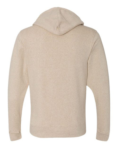 J. America Triblend Full-Zip Hooded Sweatshirt 8872