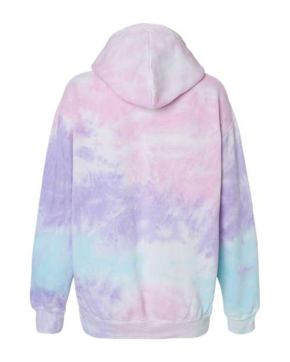 Colortone Youth Tie-Dyed Hooded Sweatshirt 8777Y Cotton Candy