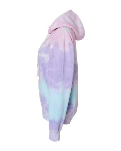Colortone Youth Tie-Dyed Hooded Sweatshirt 8777Y Cotton Candy
