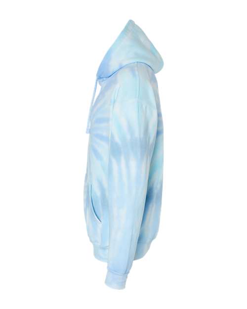Colortone Youth Tie-Dyed Hooded Sweatshirt 8777Y Lagoon