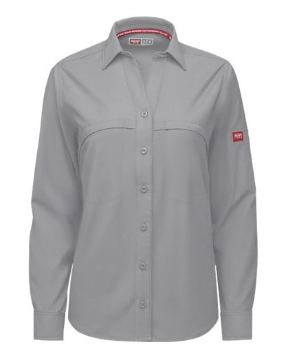 Red Kap Women's Cooling Long Sleeve Work Shirt TSW3