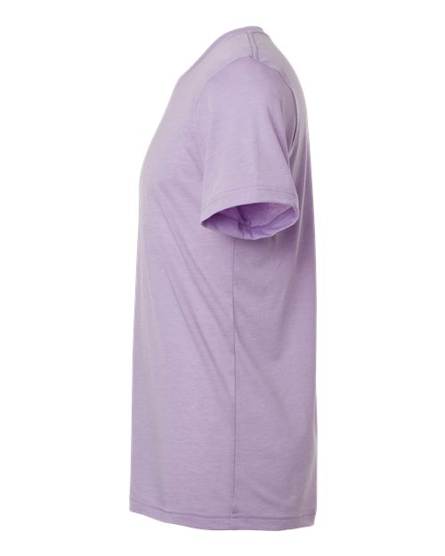 BELLA + CANVAS Triblend Tee 3413 Dark Lavender Triblend Custom Embroidered Business Logo