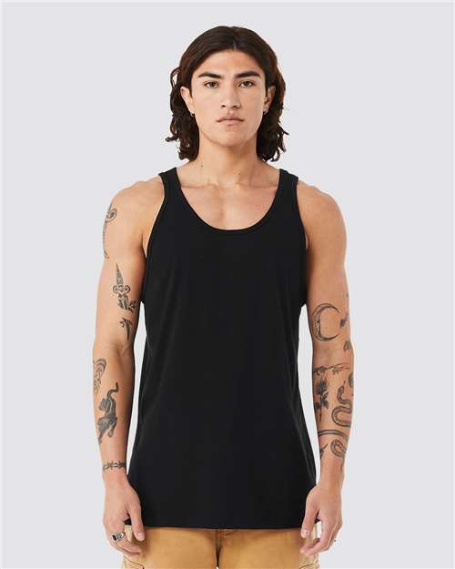 Custom Embroidered  BELLA + CANVAS Triblend Tank 3484  