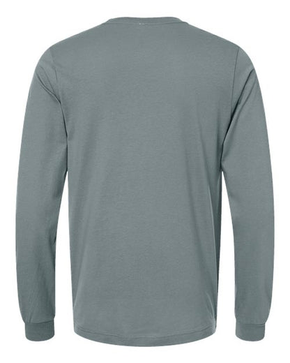 BELLA + CANVAS Jersey Long Sleeve Tee 3501 Blue Storm