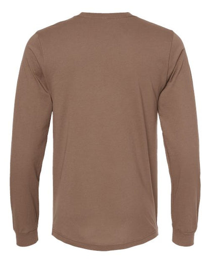 BELLA + CANVAS Jersey Long Sleeve Tee 3501 Vintage Brown