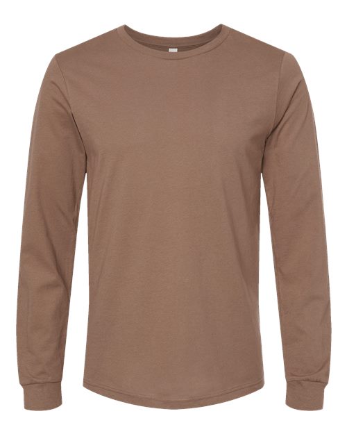 BELLA + CANVAS Jersey Long Sleeve Tee 3501 Vintage Brown