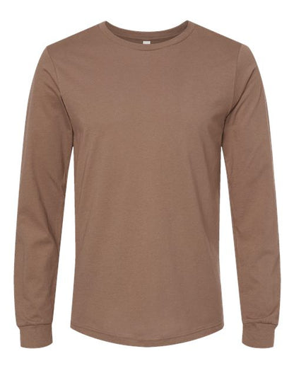 BELLA + CANVAS Jersey Long Sleeve Tee 3501 Vintage Brown