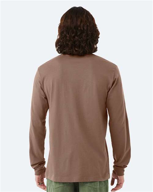 BELLA + CANVAS Jersey Long Sleeve Tee 3501 Vintage Brown