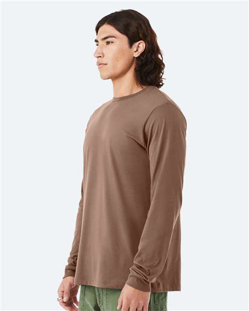 BELLA + CANVAS Jersey Long Sleeve Tee 3501 Vintage Brown
