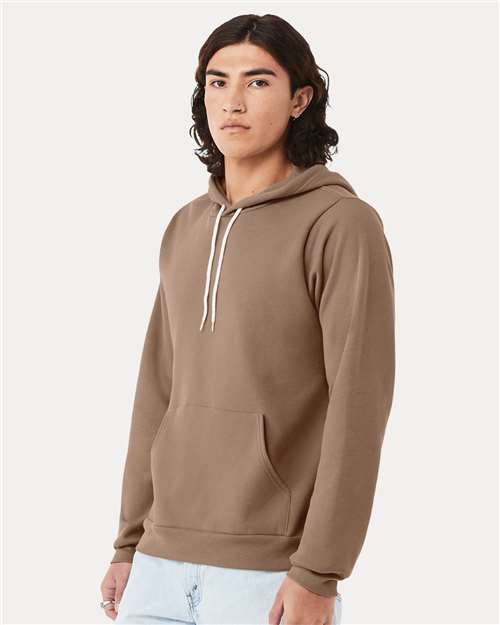BELLA + CANVAS Sponge Fleece Hoodie 3719 Vintage Brown